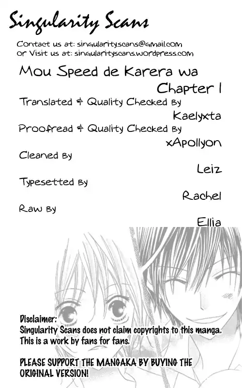 Mou Speed de Karera wa Chapter 1 4